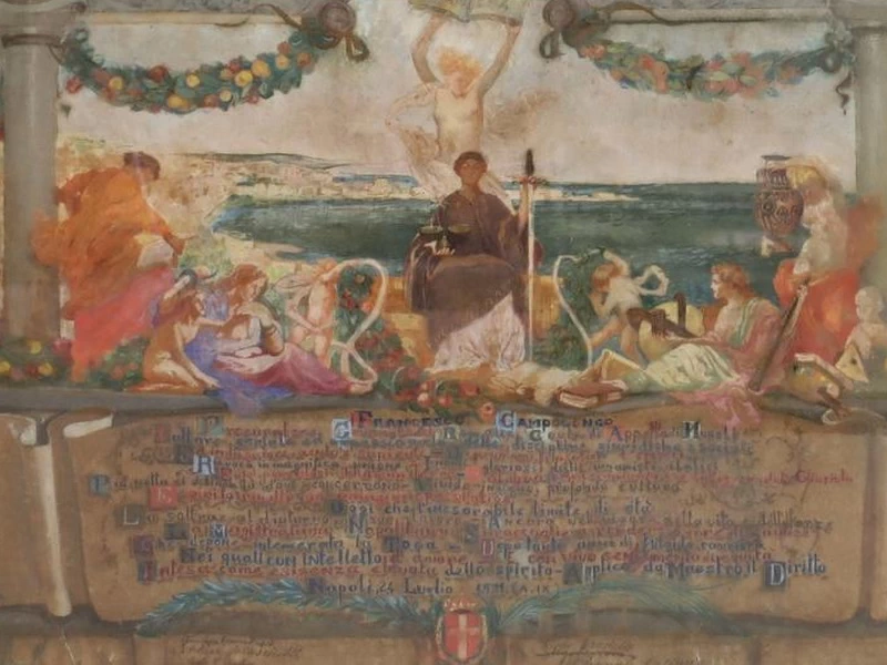 1876-Giuseppe Aprea - La giustizia di fronte al Golfo di Napoli